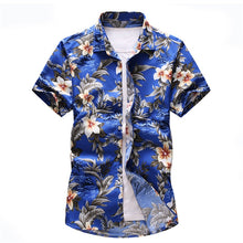 Personality Floral Print Casual Short-sleeve Shirt