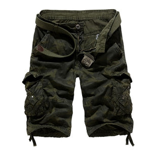 Camouflage Loose Cargo Shorts