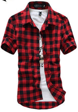 Plaid Short-sleeve Shirt