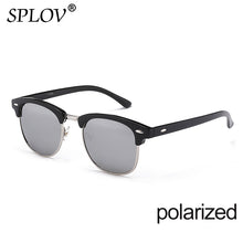 Semi Rimless Polarized Sunglasses