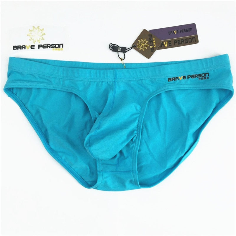 BRAVE PERSON U Convex Pouch Design Cotton Briefs