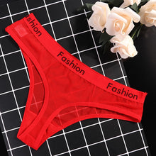 Transparent Low-Rise Fashion Thongs