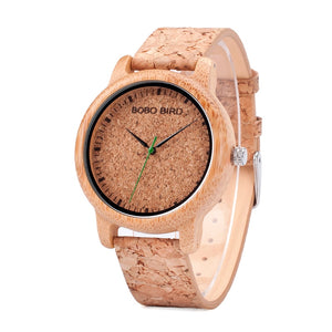 BOBO BIRD M12 Bamboo Wood Quartz Watch