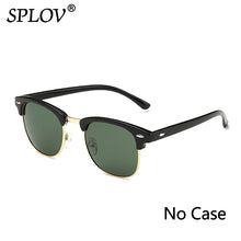 Semi Rimless Polarized Sunglasses