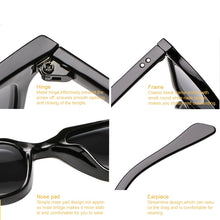 Fashion Square Retro Designed Trendy Eyewear