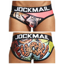 Jockmail Colorful Breathable Spandex Animal Cartoon Low Waist  Briefs