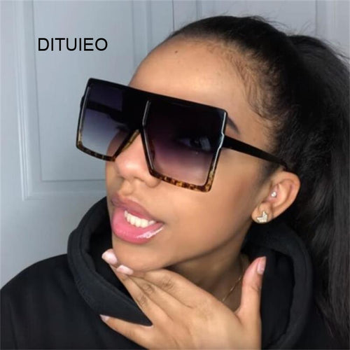 Oversized Square Retro Sunglasses