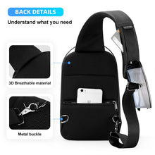 Creative Crossbody Waterproof Anti-theft Multifunction USB Charging Bag