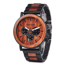 BOBOBIRD Quartz Chronograph Wooden Strap Watch