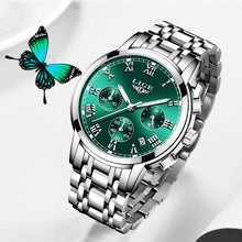 Stainless Steel Chronograph Quartz Wristwatch