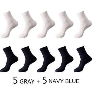 10 Pairs Bamboo Fiber Compression Socks