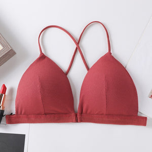 Front Closure Thin Seamless Soft Bra