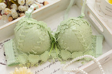 Padded Heart Decorated Bra