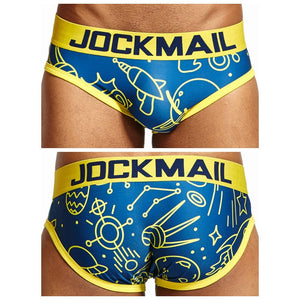 Jockmail Colorful Breathable Spandex Animal Cartoon Low Waist  Briefs