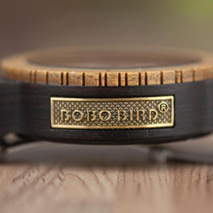 Bobo Bird Mechanical Wooden Luminous Wristwatch