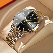 Stainless Steel Hidden Clasp Luminous Wrist Watch