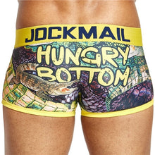 Jockmail Colorful Breathable Spandex Animal Cartoon Low Waist  Briefs