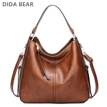 DIDABEAR Large Capacity Hobo Leather Bag