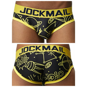 Jockmail Colorful Breathable Spandex Animal Cartoon Low Waist  Briefs