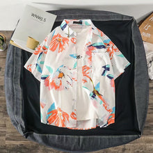 Daisy Printed Hawaiian Beach Shirt