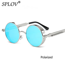 Vintage Round Polarized Retro Small Metal Circle Sunglasses