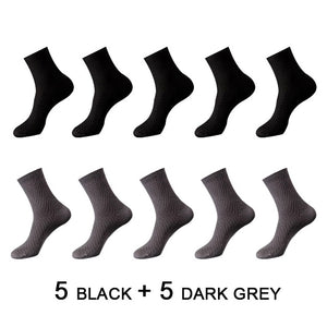 10 Pairs Bamboo Fiber Compression Socks