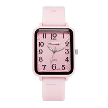 Rectangle Digital Simple Quartz Watch