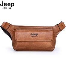 Functional Leather Hip Bag