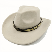 Faux Suede Western Hat