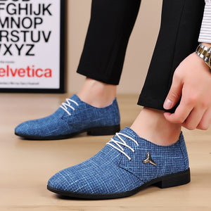 Canvas Designer Print Oxford Shoes