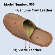 Genuine Leather Indoor Non-slip Slippers