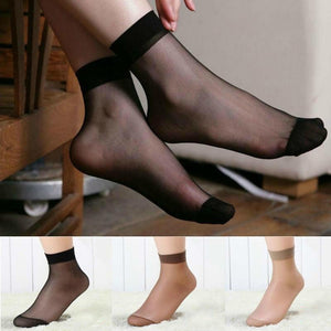 20 Pairs Transparent Ultrathin Nylon Short Ankle Sock