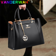 Soft Leather 3 Layer Large Capacity Tote