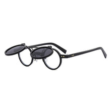 Popular Flip Up Retro Small Round Metal Sun Glasses