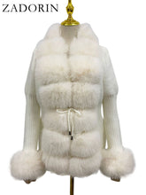 Faux Fur Detachable Collar Coat