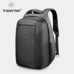 Hidden Anti theft Zipper Water Repellent USB Charger Backpack