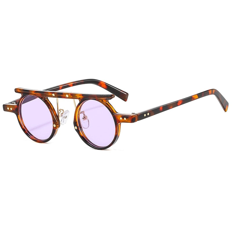 Fashion Round Small Retro Gradient Lens Shades