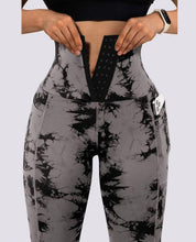 Tie Dye Print Tummy Control High Waist Yoga Pants