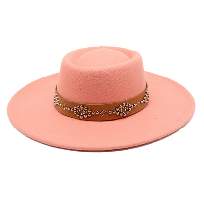 Wide Brim Felted Hat