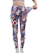 Colorful Print High Waist Soft Leggings