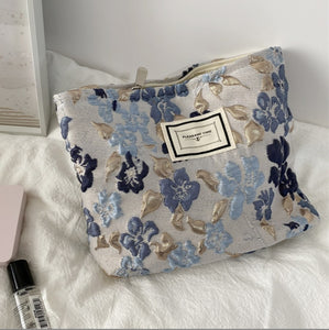 Retro Floral Print Large Capacity Bag