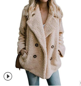 Faux Thick Warm Fur Coat