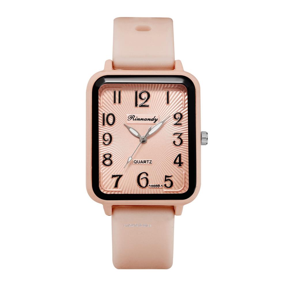 Rectangle Digital Simple Quartz Watch