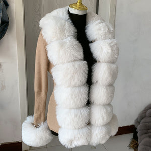 Faux Fur Elegant Coat