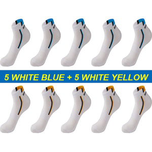 10 Pairs Cotton Athletic Short Socks