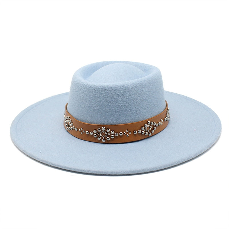 Wide Brim Felted Hat