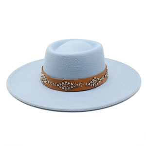 Wide Brim Felted Hat