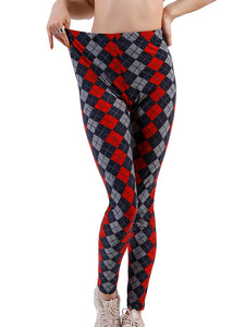 Colorful Print High Waist Soft Leggings