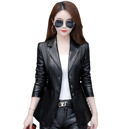 Genuine Leather Slim Fit Jacket