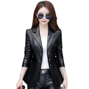 Genuine Leather Slim Fit Jacket